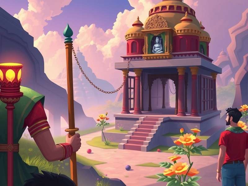 Baidyanath Temple Quest Game Cover